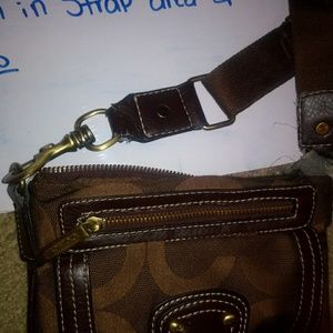 Worn/slightly torn coach